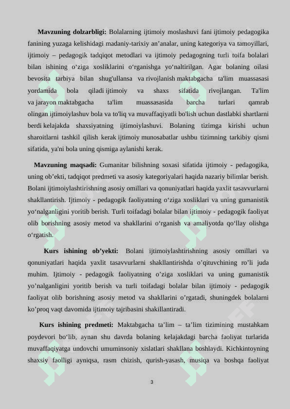 Bolalarda ijtimoiy tajribasini shakillantirish metodikasi 3