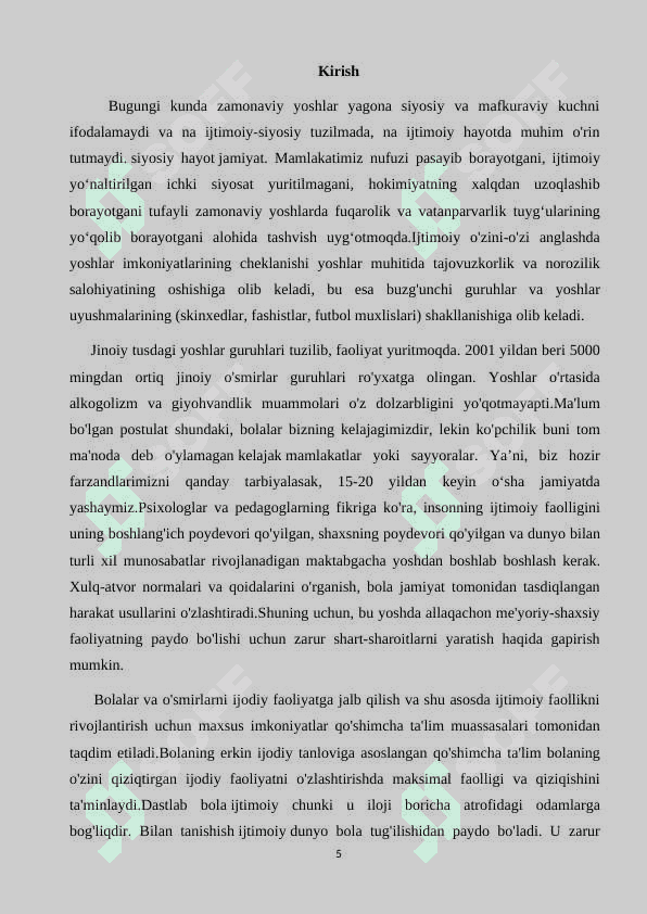 Bolalarda ijtimoiy tajribasini shakillantirish metodikasi 5