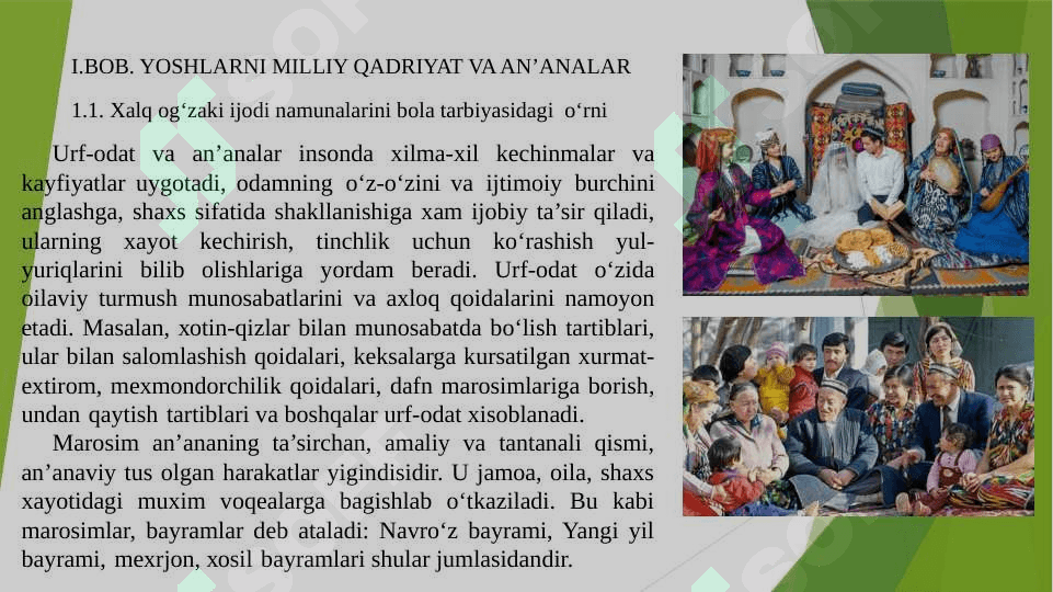MILLIY QADRIYATLAR VA AN’ANALAR ORQALI O‘QUVCHILARNI TARBIYALASH YO‘LLARI 3