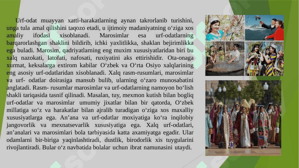 MILLIY QADRIYATLAR VA AN’ANALAR ORQALI O‘QUVCHILARNI TARBIYALASH YO‘LLARI 7