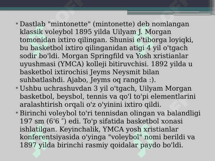Voleybolning yevropada rivojlanishi 2