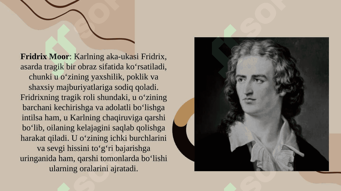 F.Shillerning Qaroqchilar tragediyasida tragik obrazlar 5