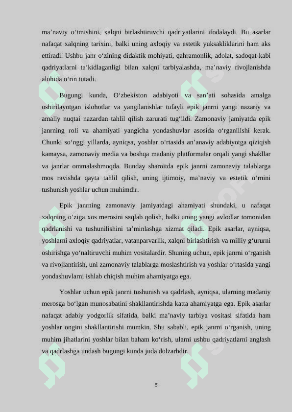 epik tur 5