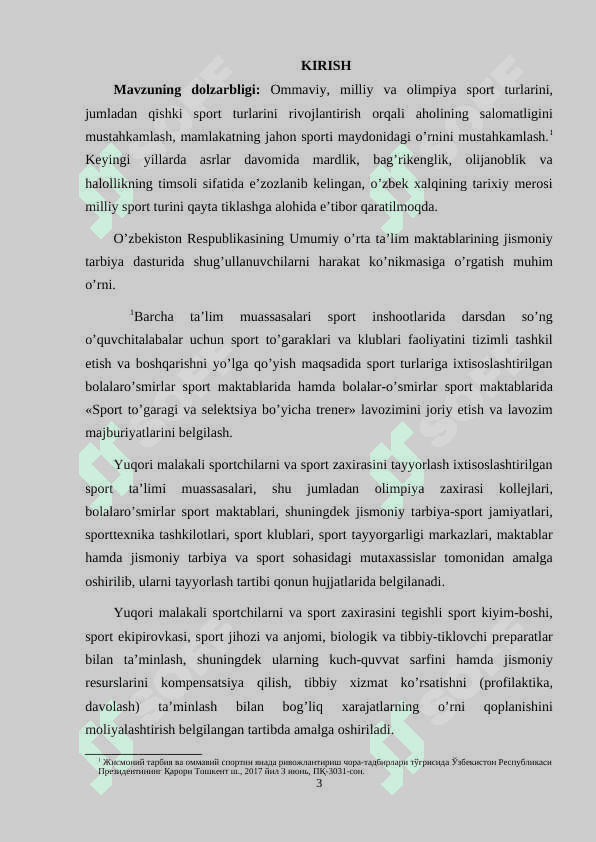 O‘RGATISH BOSQICHLARINING ASOSIY YO‘NALISHI VA  XUSUSIYATI 3