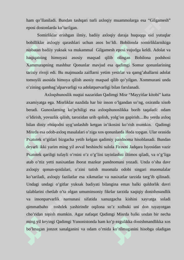 Qadimgi dunyo va o‘rta asrlar davrida tarixiy bilimlarning rivojlanishi 3