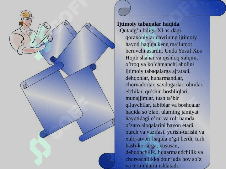 Yusuf Xos Xojib “Qutadg’u bilig” asari 6