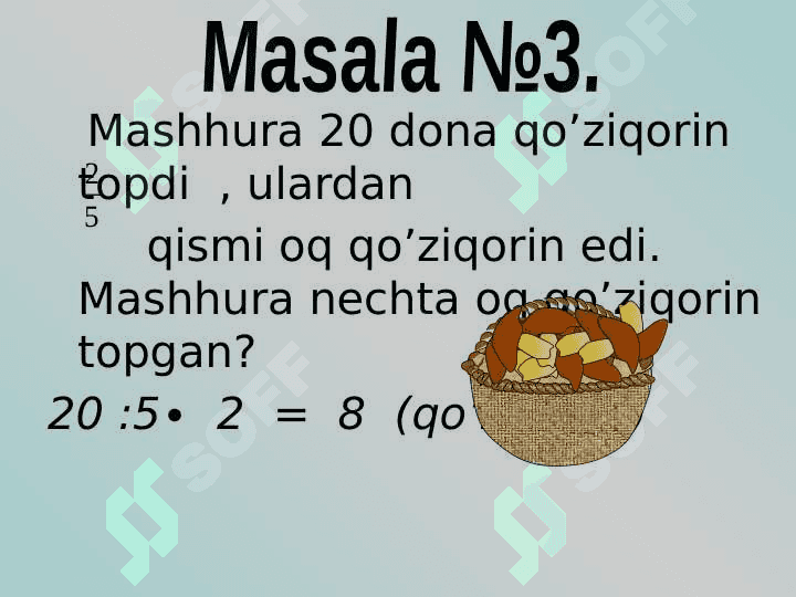 Manfiy son va kasr tushunchasining vujudga kelishi. 5