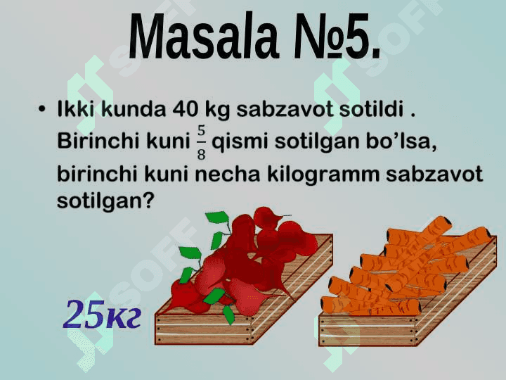 Manfiy son va kasr tushunchasining vujudga kelishi. 7