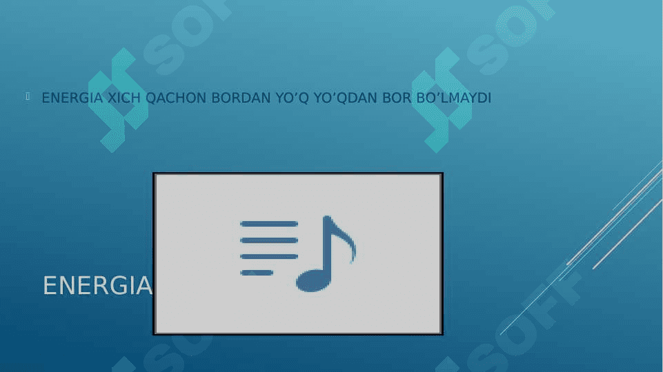 enegiyaninng saqlanish qonuni 3