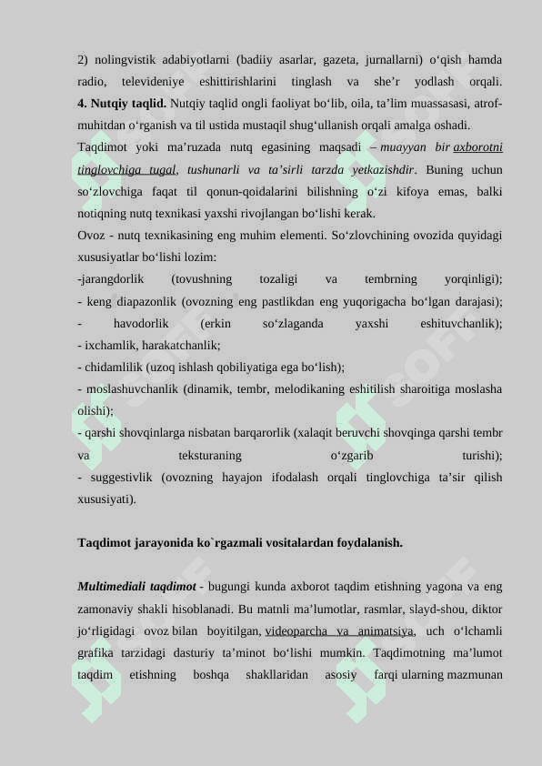 Taqdimot nutqi. 3