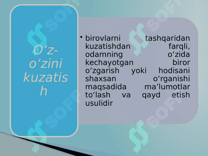 Psixologiyaning metodlari (uslublari) 5