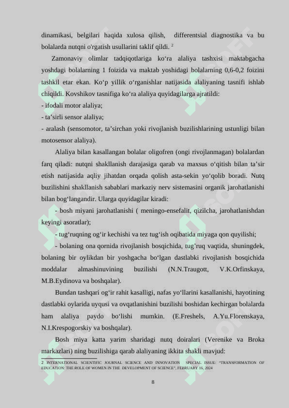 Motor alaliyali bolalarda bog’langan nutqni shakllantirish 8