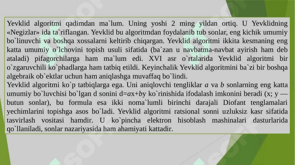 Evklid algoritmi 3