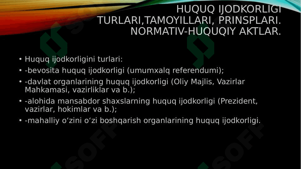 Huquq ijodkorligi 5