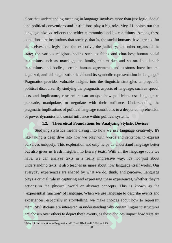 Comparative Pragmatics in Political Speech: Analysing Stylistic Devices in English and Uzbek Discourse 8