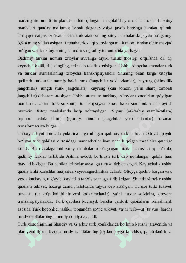 Xitoy solnomalari tarixiy manba sifatida 3