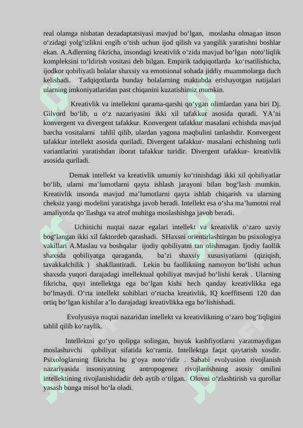 Intellekt va kreativlik 3