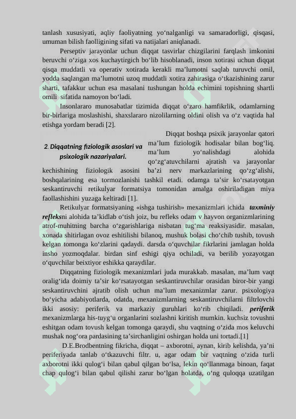 DIQQAT VA SEZGI 3