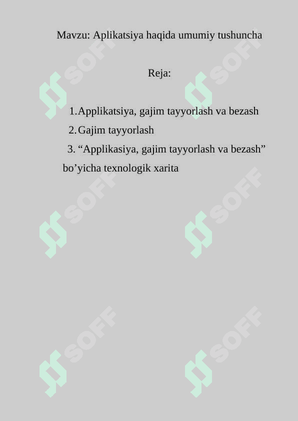 Aplikatsiya haqida umumiy tushuncha 2