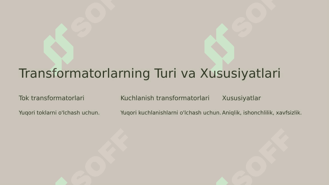 Ochiq taqsimlash qurilmalari. 3