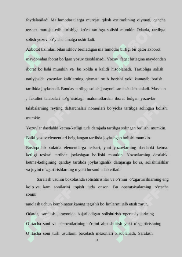 Saralash algoritimlari 4