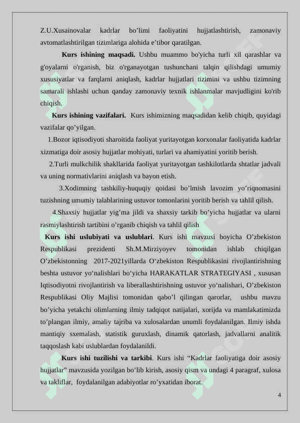 Korxonada xodimlarni tanlash va joy-joyiga qoyish konsepsiyasining mohiyati 4
