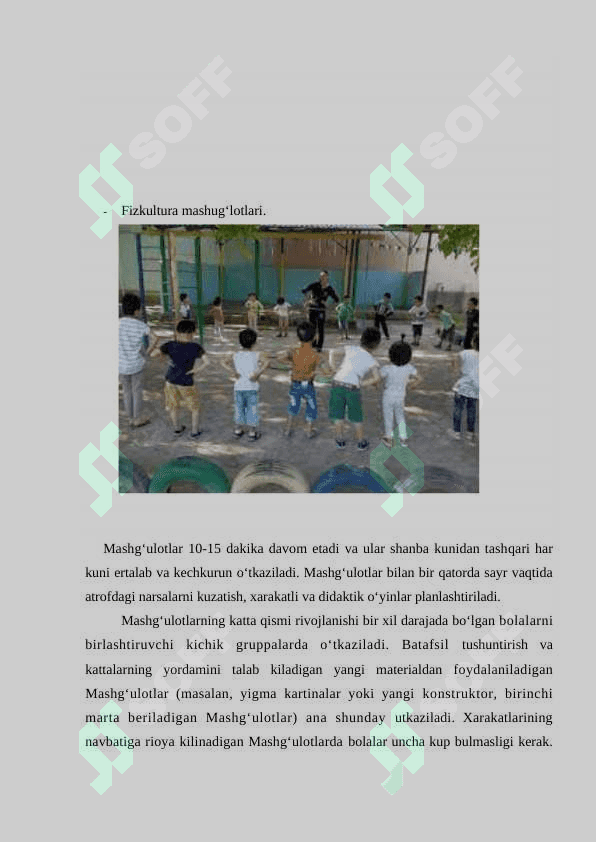 Mashgʻulotning bolalarni maktabga tayyorlashdagi ahamiyati 6