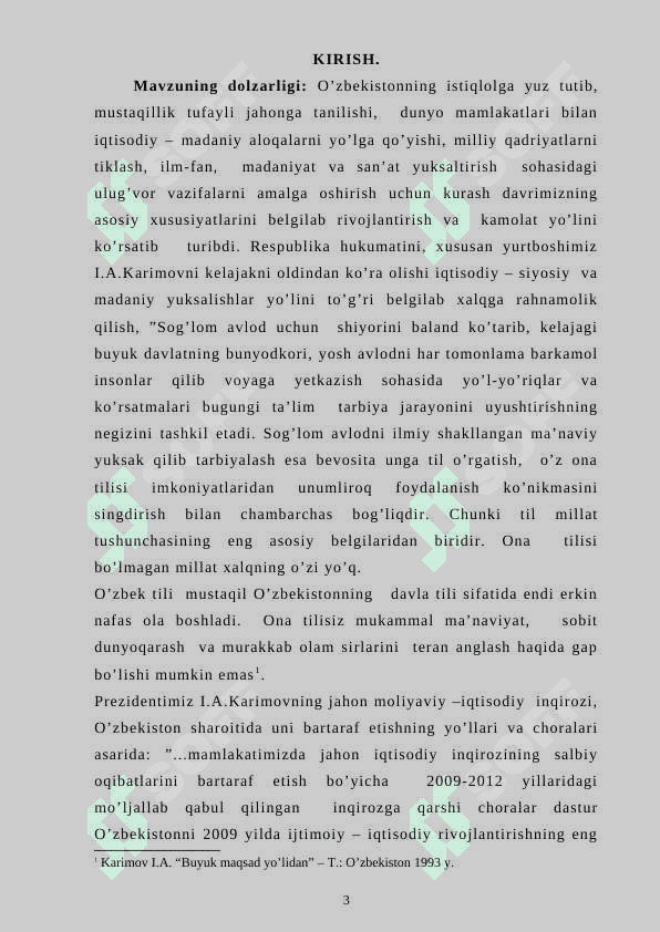 Boshlang‘ich sinf ona tili darslarida o‘quvchilar bilim, ko‘nikma va malakalarini nazorat qilishda yozma ishlardan foydalanish metodikasi. 3