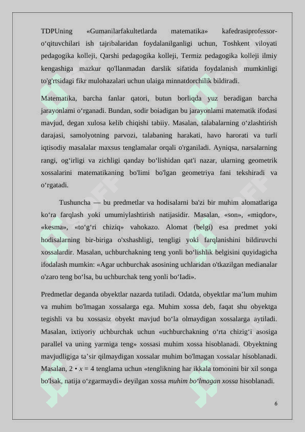 Ikkinchi sinf matematika darsligi ustida ijodiy ishlash metodikasi 6