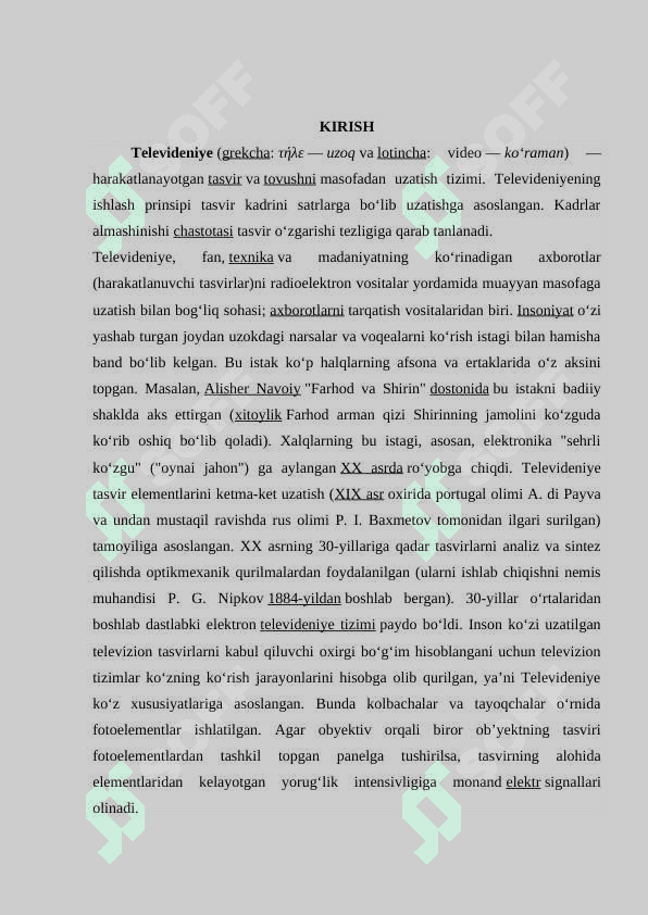 Televideniya ko'ngilochar sanoat sifatida 3