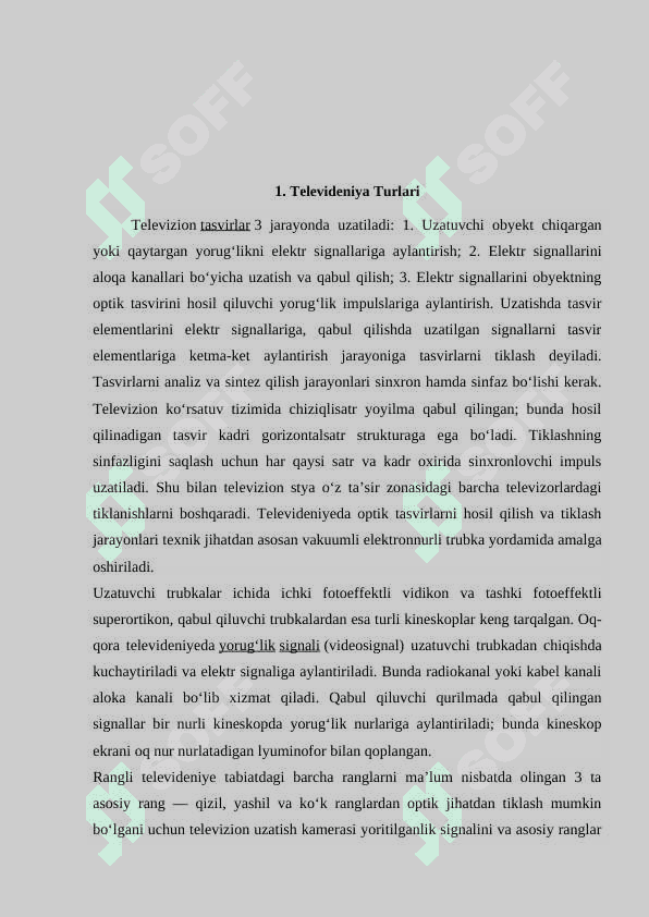 Televideniya ko'ngilochar sanoat sifatida 5