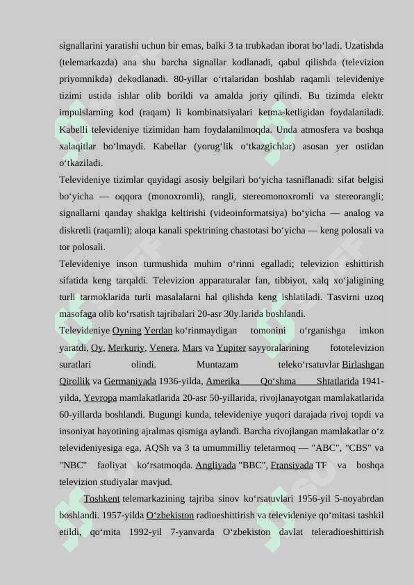 Televideniya ko'ngilochar sanoat sifatida 6
