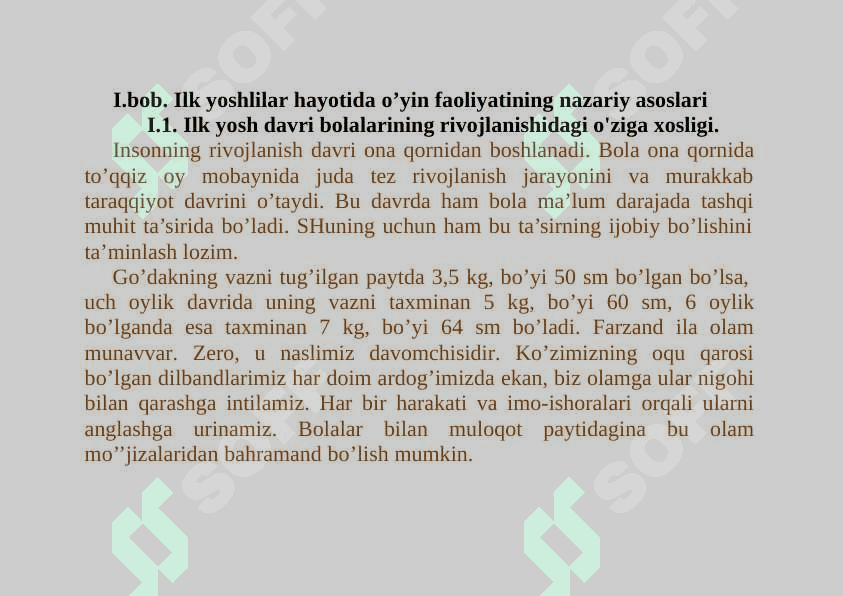 ILK YOSHLILAR HAYOTIDA O’YIN FAOLIYATI 4