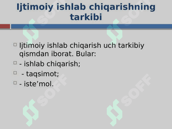 Ishlab chiqarish omillari va ishlab chiqarish omillarining chekli mahsuldorligini kamayish qonuni 5