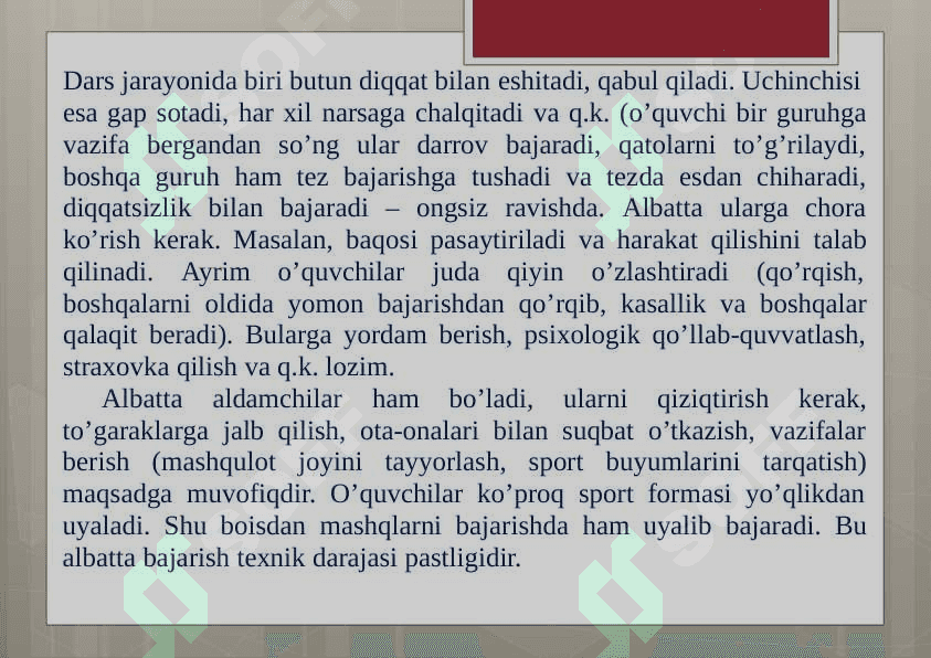 JISMONIY TARBIYANING MЕTODIK PRINTSIPLARI (QONUNIYATLARI). 5