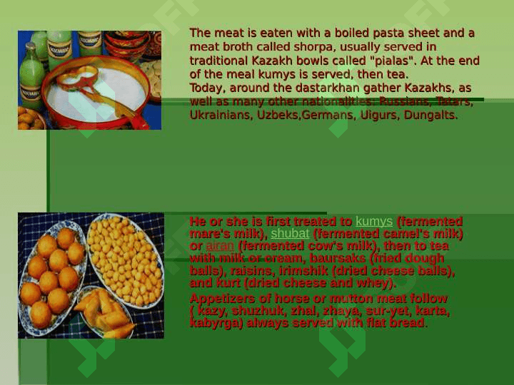 Kazakh national food 3