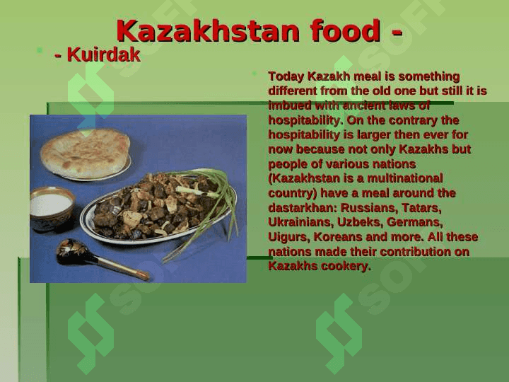 Kazakh national food 4