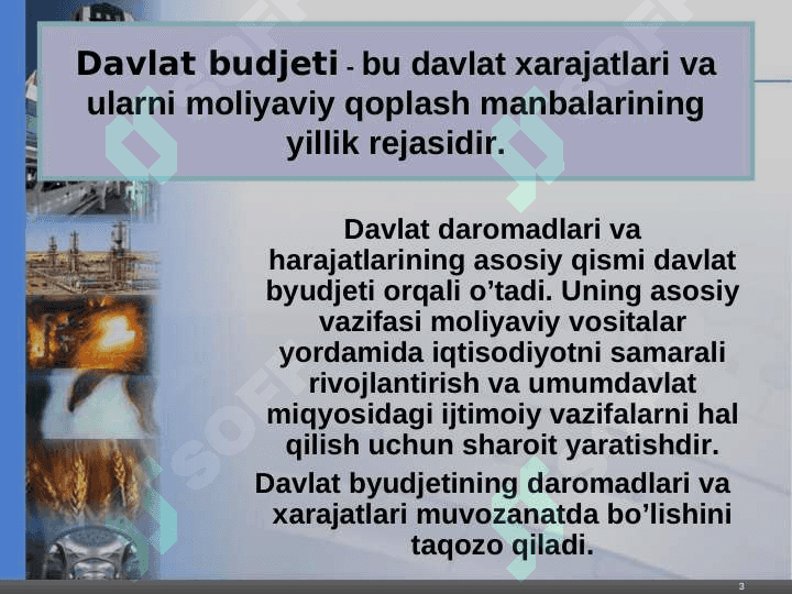 O'zbekiston Respublikasi  byudjet tizimini isloh qilishning dolzarb muammolari 3