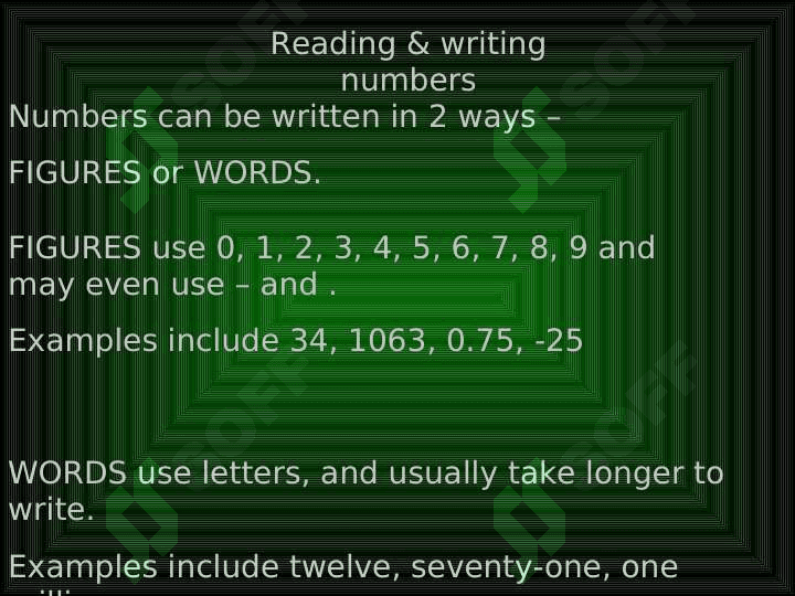 NUMBERS 2