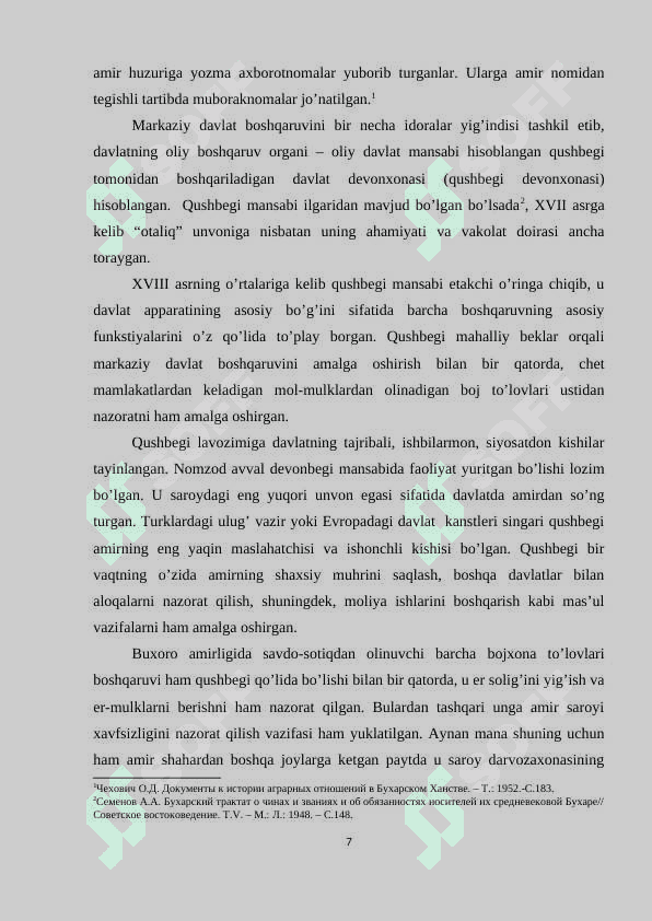 Buxoro amirligi davlat boshqaruvi va diplomatiyasi.doc 7