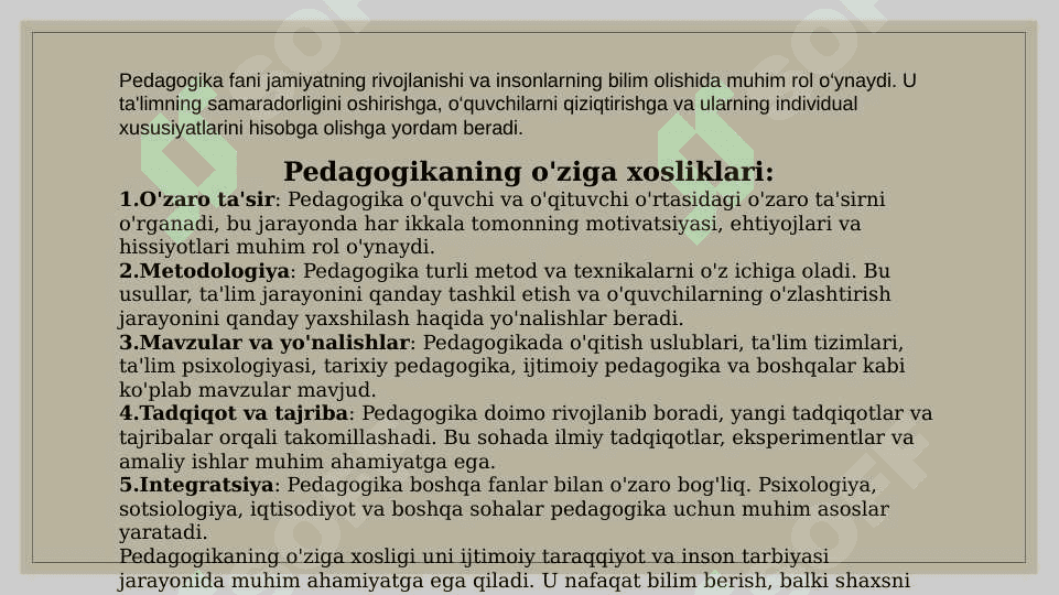 Pedagogika fanining ilmiy tadqiqot metodlari va ularning tasnifi 4
