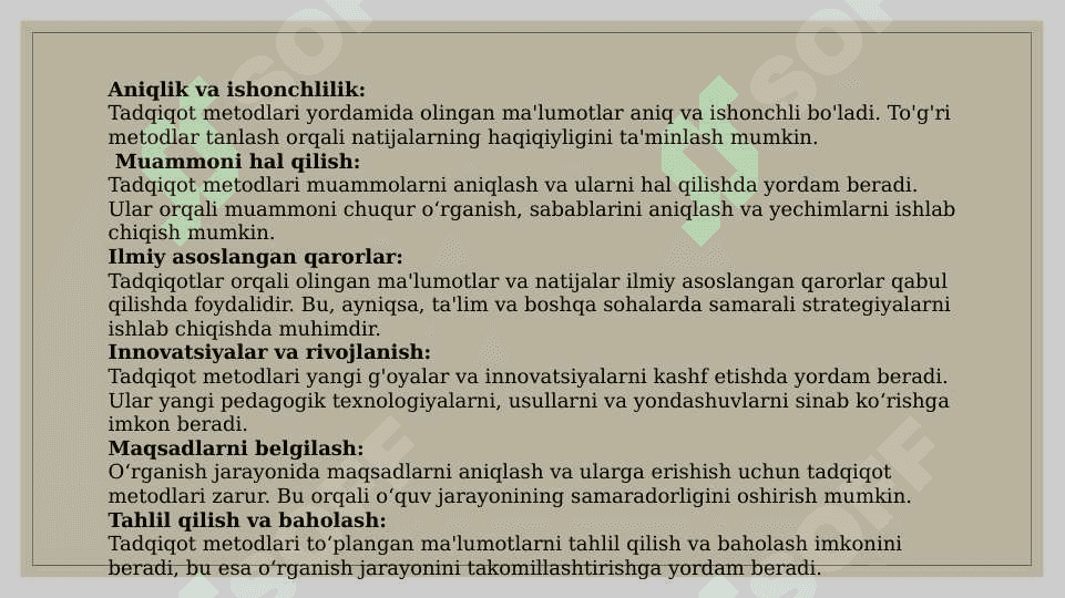 Pedagogika fanining ilmiy tadqiqot metodlari va ularning tasnifi 6