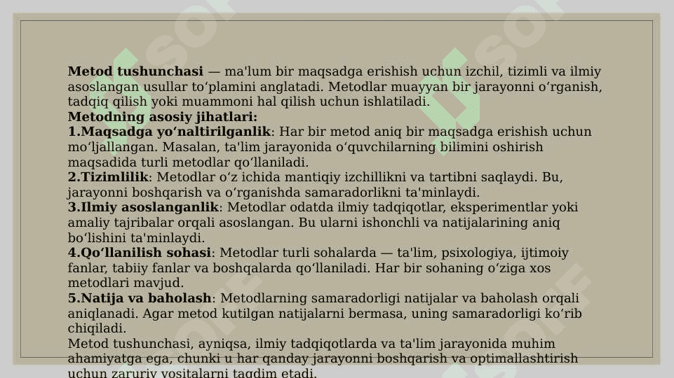 Pedagogika fanining ilmiy tadqiqot metodlari va ularning tasnifi 7