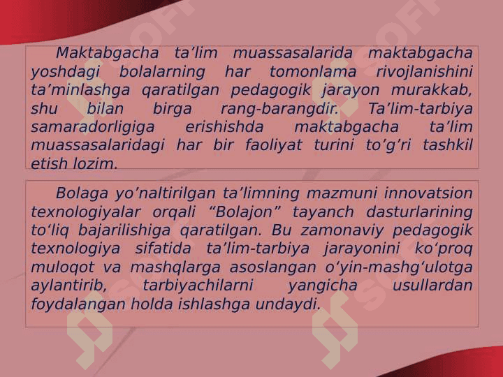 Mtmda innovatsion texnologiyalar 2