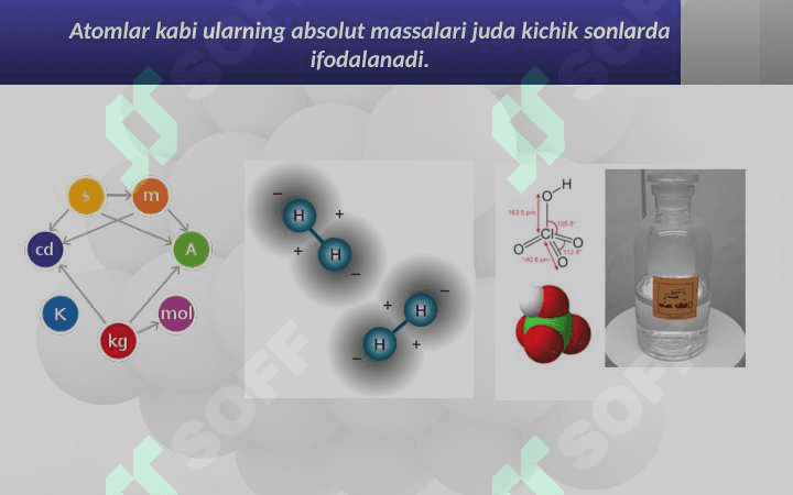 Molekulalarning o‘lchami va massasi 4