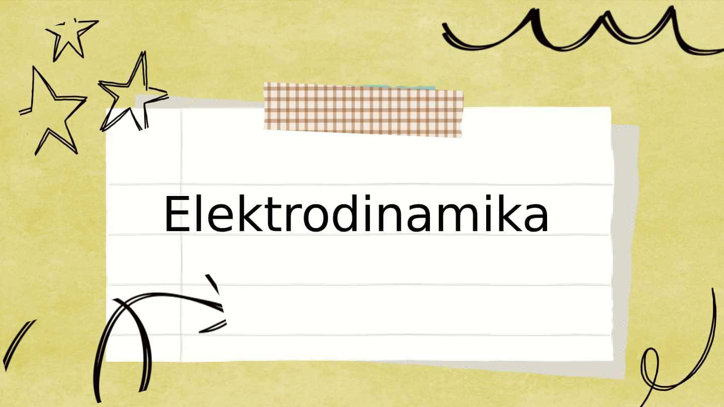 Elektrodinamika