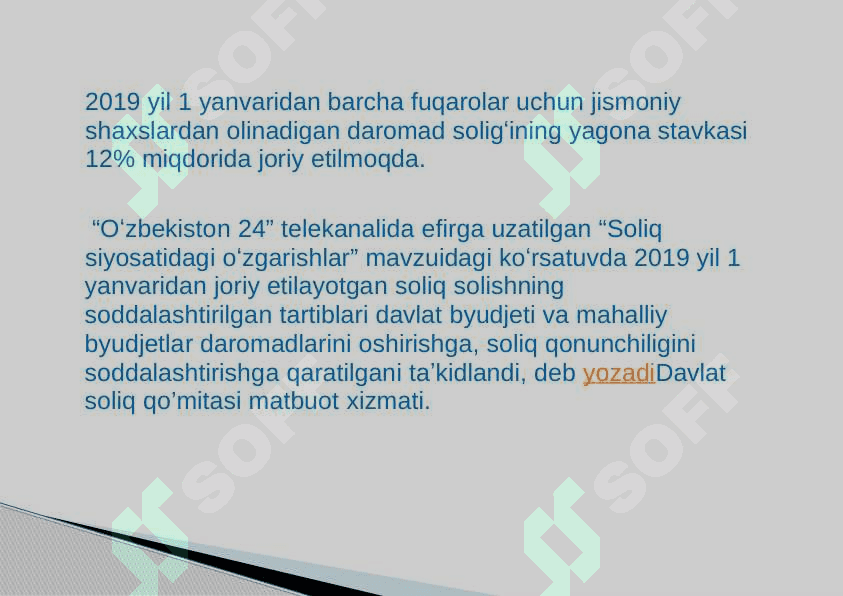 MIKROFIRMA VA KICHIK KORXONALARNI SOLIQQA TORTISH 3