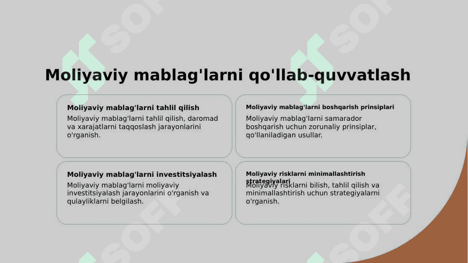 Moliyani boshqarish 6