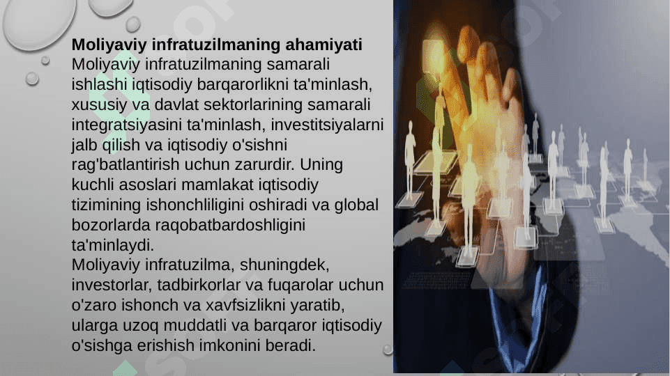 Moliyaviy tashkilotlar va moliyaviy infratuzilma 7