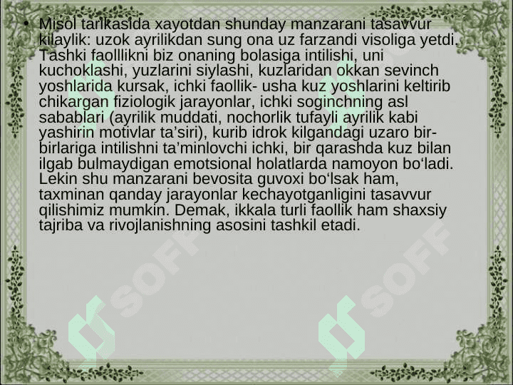 FAOLIYATNING UMUMIY PSIXOLOGIK TAVSIFI 5